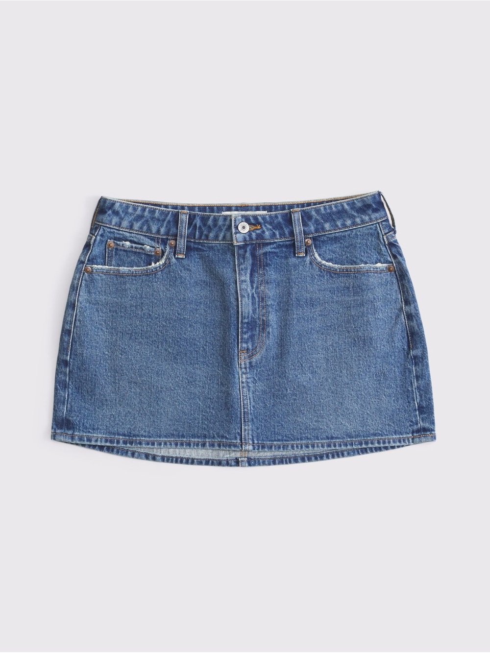 Abercrombie & Fitch Medium Blue Denim Mini Skirt